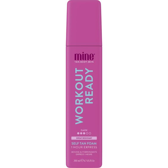 Espuma bronceadora Minetan Workout Ready Super Dark 200 ml