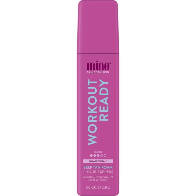 Espuma bronceadora Minetan Workout Ready Super Dark 200 ml