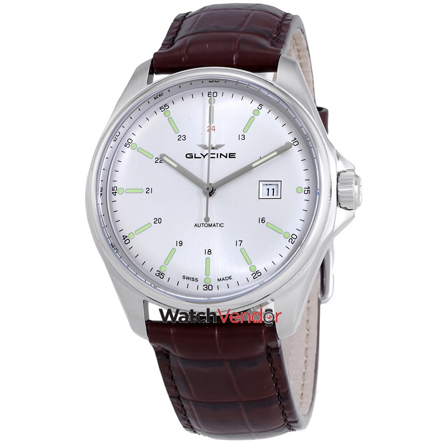 glycine combat stainless steel automatic men's watch