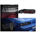 thumbnail image 2 of Spec-D Tuning LT-S13892RG-TM Nissan 240Sx S13 2Dr Coupe Red Smoked Tail Lights, 2 of 2