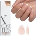 thumbnail image 1 of REJODA-Extrra Short Press on Nails Almond, BTArtboxnails XCOATTIPS French Fake Nails, 160PCS Gel Nail Tips, No Need File Stick on Nails with Pre-applied Tip Primer & Base Coat, Glue on Nails 16 Sizes, 1 of 4