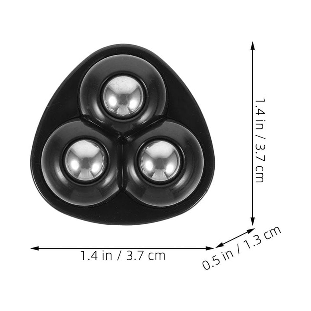 EXHUMKY Universal Adhesive Swivel Casters 14Pcs Black ABS Steel Heavy Duty Replacement Wheels for Home Furniture