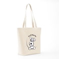 thumbnail image 7 of CafePress - White Schnazuer IAAM Tote Bag - Unisex Canvas Tote Bag, Beige, 1-Piece, 7 of 7