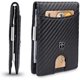 thumbnail image 1 of Cartera Billetera HOUSTON TRAVANDO para Hombre Minimalista Mini Delgada Plegable con Clip Portatarjetas Bloqueo RFID Piel Sintética Negro Travando TV630, 1 of 2