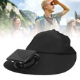 thumbnail image 1 of Sombrero Para El Sol Con Ventilador Solar, Control De Voz AI Del Sombrero Para El Sol Con Ventilador De Mezcla De Poliéster Y Algodón Suave Para Ciclismo, 1 of 7