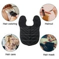 Hair Cutting Guide Collar Silicone Waterproof Hair Dye Shawl Large