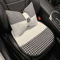 thumbnail image 5 of Cojín de coche de seda de hielo transpirable Camellia Four Seasons modelo general cojín de cintura simple reposacabezas conjunto de cojín de asiento, 5 of 5