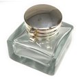 thumbnail image 1 of Madison Bay Company Square Clear Glass Mini Inkwell, 1.75 Inches Square X 1.75 Inches Tall, 1 of 3