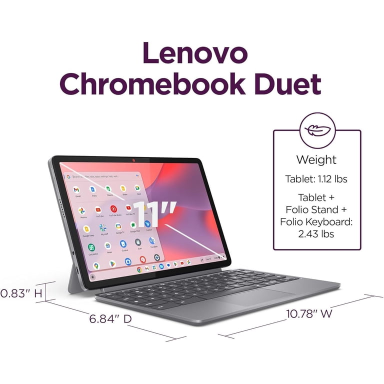 Lenovo Chromebook Duet - 2025 - Convertible Chromebook - ChromeOS