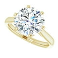 thumbnail image 5 of 3 Carat Lab Diamond Engagement Ring Round Solitaire, 5 of 5