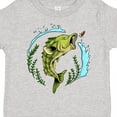 thumbnail image 4 of Inktastic Leaping Bass Fish Fishing Illustration Boys or Girls Toddler T-Shirt, 4 of 5