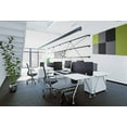 thumbnail image 5 of Lumeah Mid Screen, Acoustic Pinnable Panel | Commercial Cubicle Panel and Office Partition, Visual Distraction Privacy Screen | Easy Install Sound Proofing Screen | 16”H x 55” W, 5 of 7