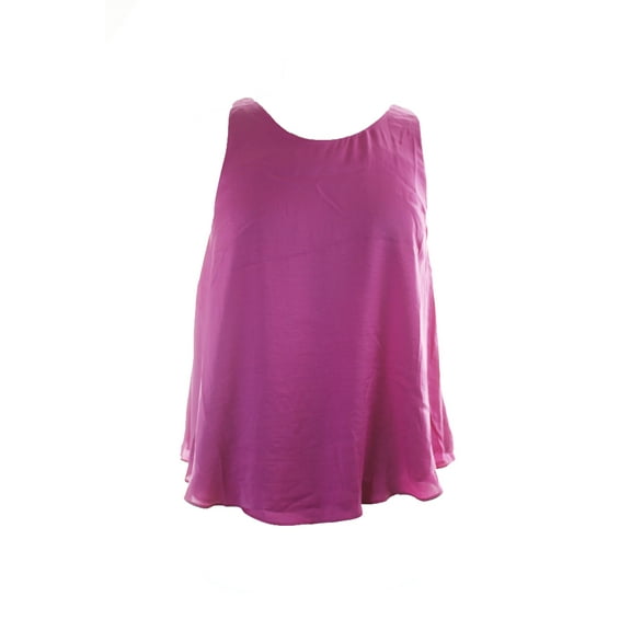 RACHEL Rachel Roy Womens Fuchsia Sleeveless Crosscross Back Top M