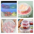 thumbnail image 5 of Naisfei 12 Pack Silicone Stretch Lids, Bowl Covers Keep Food Fresh, Silicone Bowl Covers Reusable Silicone Food Wrap, 12 Sizes Food Saver Covers Fit Various Sizes and Shapes Kitchen Containers, 5 of 6