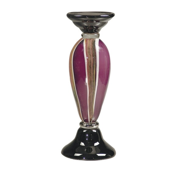 Dale Tiffany Melrose Hand Blown Art Glass Candle Holder