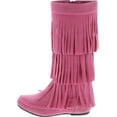 thumbnail image 2 of I Love Kids Ava-18K Children's 3-Layers Fringe Moccasin Style Mid-Calf Boots, 2 of 7