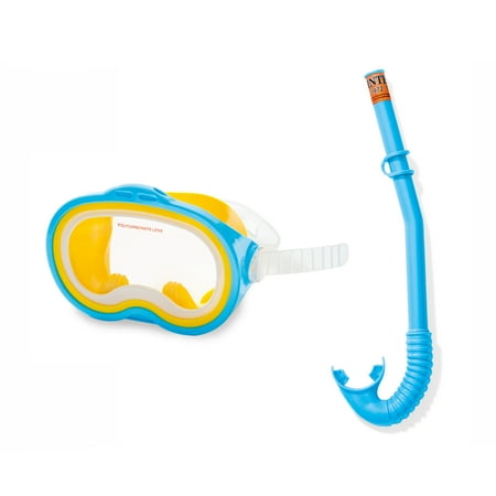 Intex Adventurer Snorkel and Mask Swim Set for Kids Ages 8 and Up | (Best Snorkeling Beach In Maui For Beginners)