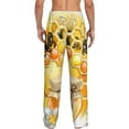 thumbnail image 3 of Disketp Honey Bee Men'S Pajama Pants - Ultra Soft Fleece Sleep And Lounge Pants (Size: S-Xxl), 3 of 9