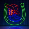 thumbnail image 2 of Handmadetneonsign Boots Cowboy Neon Sign, Boots Cowboy Wall Art Decor, Beer Bar Man Cave Club Wall Decor, 2 of 5