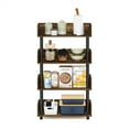 thumbnail image 5 of Furinno Turn-N-Tube 4-Tier Freestanding Multipurposes Display Rack, Amber Pine/Black, 5 of 6