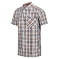 thumbnail image 3 of Regatta Mens Mindano VIII Checked Short-Sleeved Shirt, 3 of 5