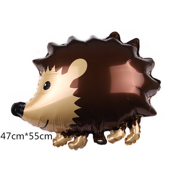 Animal mapache, zorro, erizo, película de aluminio, globo de dibujos animados, animal, globo de papel de aluminio, decoración de fiesta