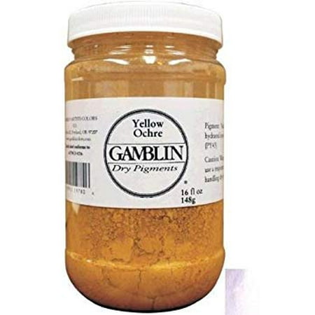 Gamblin Dry Pigment - Gamblin Artist's Color Dry Pigments - 16 oz. Jar - Whiting