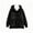 01 Black, variant on Fewfanhot Winter Clothing for Women Oversized Lightweight Jacket Hooded Trench Coat Windbreaker Waterproof Raincoat With Pockets for Outdoor
