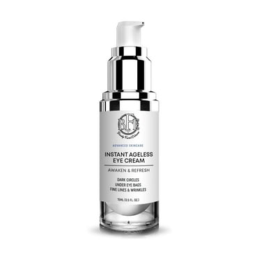 Instant Ageless Eye Cream -  Advanced Formula Anti Aging Visibly Reduces Under-Eye Bags, Wrinkles, Dark Circles, Fine Lines & Crow's Feet Instantly. Instant Wrinkle Remover for Face.