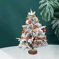 thumbnail image 3 of Mini adornos navideños para árbol de Navidad, decoración navideña y de Año Nuevo con guirnalda de luces LED. dorado, 3 of 7