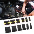 thumbnail image 4 of Waterproof Electrical Connector, Male Female Car Wire Plug 1 2 3 4 5 6 Pin Way 147Pcs  For Automotive, 4 of 8