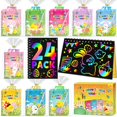thumbnail image 1 of Cuaderno Party Favors Scratch Rainbow Art Crafts, paquete de 24, 1 of 6