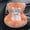 Orange Ombre, variant on Doll Car Seat for 10-17cm Dolls with Air Vent Clip and Desktop Stand, Cute Functional Car Ornament for Blind Box Doll Fans, Collectors