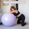 thumbnail image 2 of Pelota de parto BABYGO 75 cm para embarazo y yoga, 2 of 9