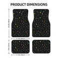 thumbnail image 2 of ZICANCN Waterproof Car Floor Mats Full Set, Colorful Star Pattern Automotive Carpet Mats for Vehicle Trucks Suv Jeep, 4 Pieces, 2 of 6