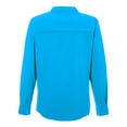 thumbnail image 5 of CORE365 CE510LW Women's Ultra UVP Long Sleeve Marina Shirt-Electric Blue-S, 5 of 6