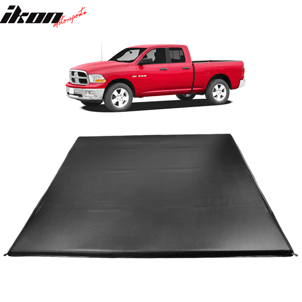 Compatible With 09 19 Dodge Ram 1500 5 7 Ft Truck Bed Quad 4 Fold Tonneau Cover Walmart Com Walmart Com