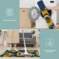 thumbnail image 6 of Blue Sunflower Leaf Pattern Kitchen Rugs Sets Of 3,Kitchen Runner Rugs Non Skid Washable,Decorative Kitchen Floor Mats for Kitchen,Sink,Laundry,17"x30"+ 17"x47" + 17"x59", 6 of 6