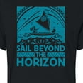 thumbnail image 3 of Sail Beyond The Horizon  - Juniors Cropped Cotton Blend T-Shirt, 3 of 5