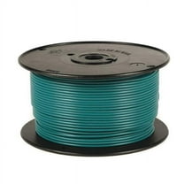 BATTERY DOCTOR Primary Wire,14 ga.,19,100 ft.,60V,Green 81078