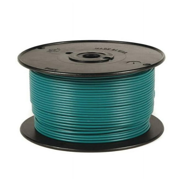 BATTERY DOCTOR Primary Wire,14 ga.,19,100 ft.,60V,Green 81078