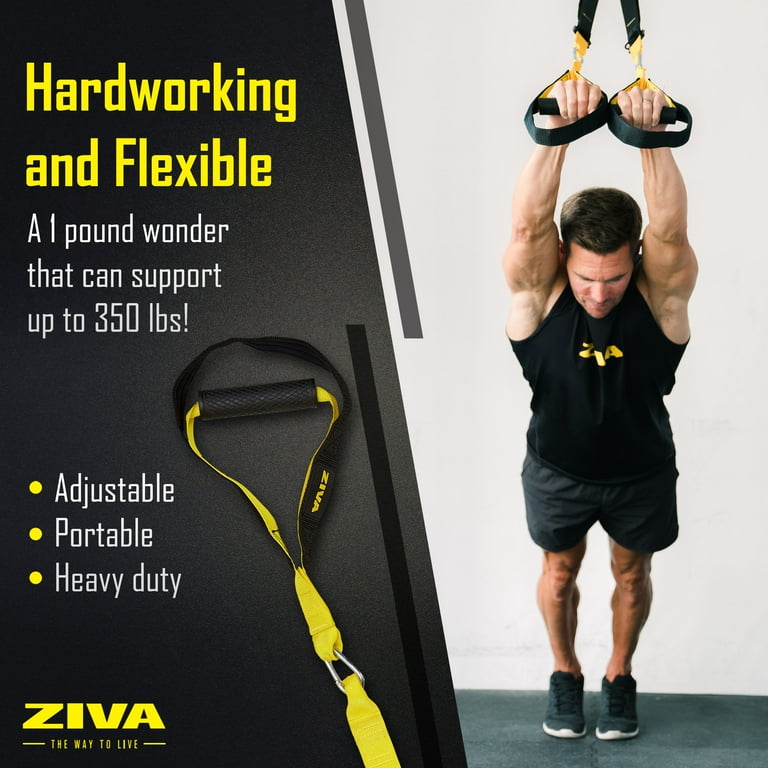 ZIVA Performance Bodyweight Suspension Trainer Workout Set