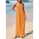 thumbnail image 3 of Vestido de verano PRETTYGARDEN 2025 sin mangas con tiras sueltas para playa, 3 of 8