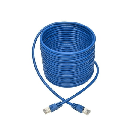 Tripp Lite Cat6a Snagless Shielded STP Patch Cable, Blue