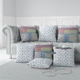 thumbnail image 5 of Bouquet Haven Throw Pillow with Removable Cover in White 20x20, 5 of 6
