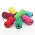 thumbnail image 2 of Baohd Corde Macramé Rustique 2mm 100m Corde Torsadée en Coton Coloré DIY Art Craft U Rouge Vin 1Set, 2 of 6