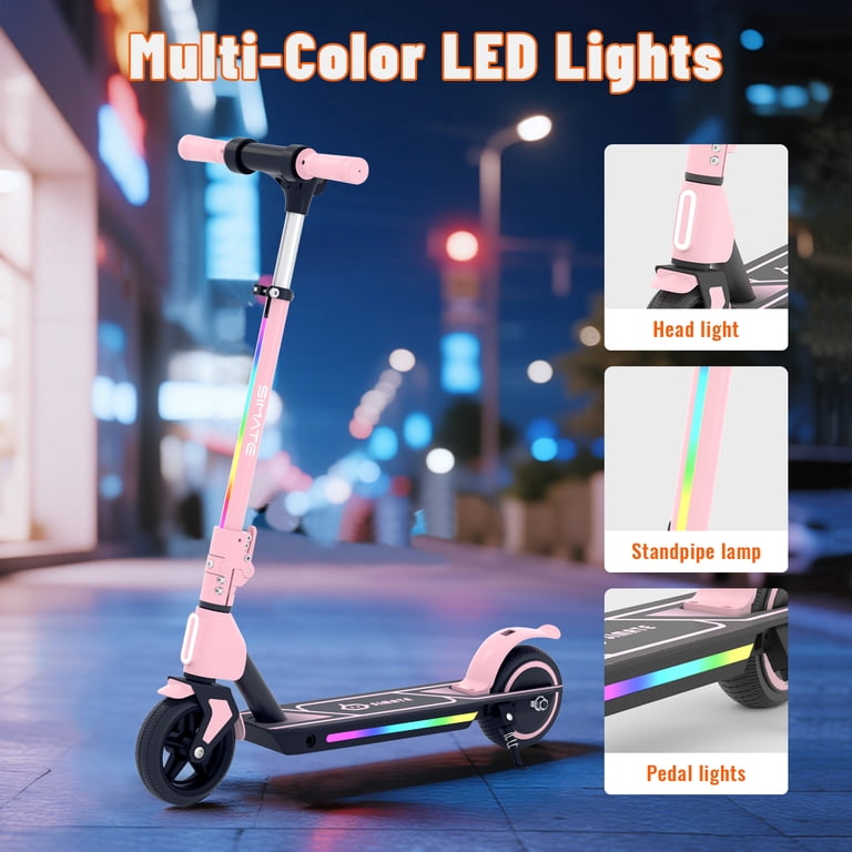 SIAMTE Electric Scooter for Kids Teens Ages 6-14, Scooter with