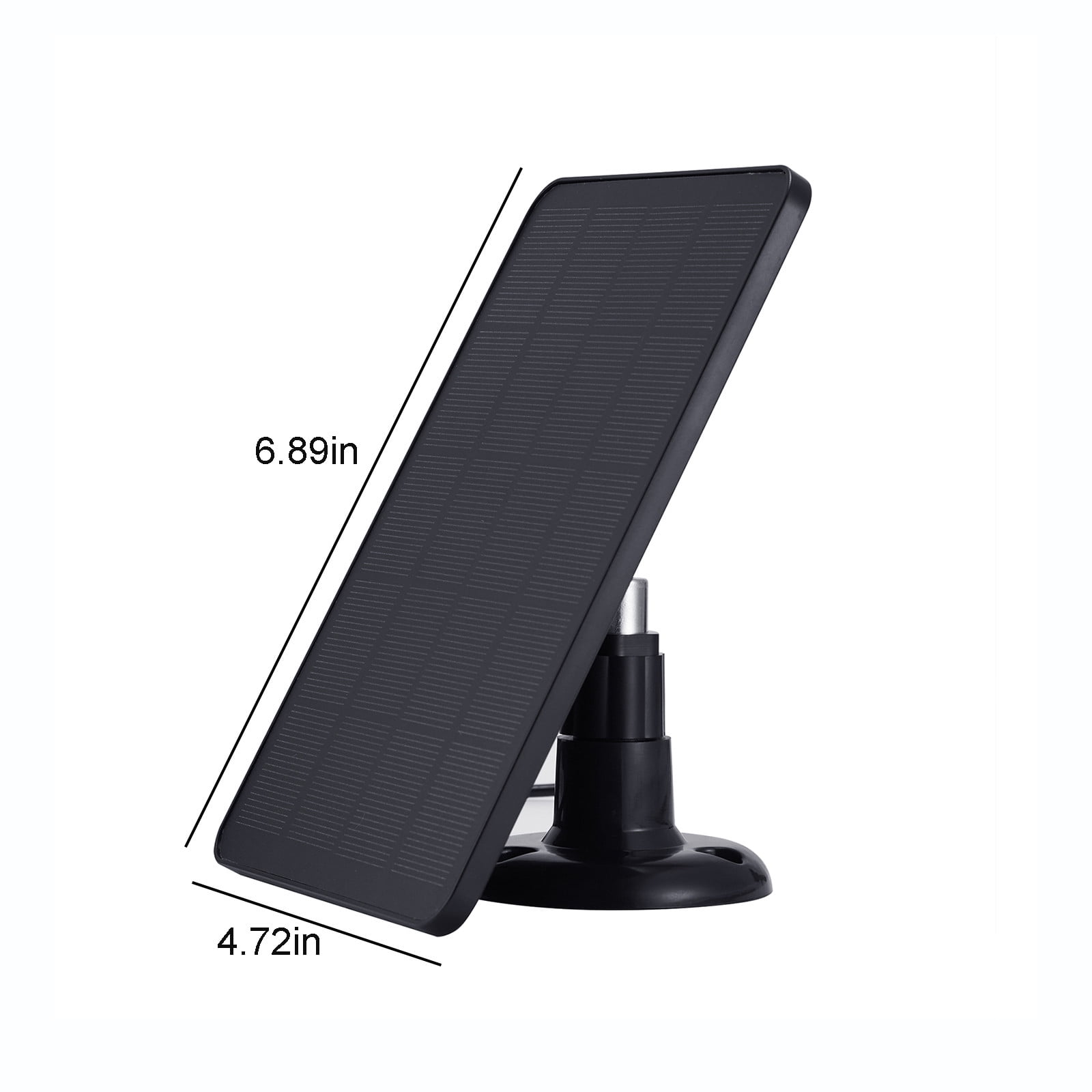 sdhkgrrt Low Power Solar Doorbell, Solar Security Camera Charger, Outdoor Wireless Doorbell Power Supply, High Efficiency 4W 5V Solar Panel, 24/7 Continuous Renewable Energy Source