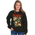 thumbnail image 3 of Popeye Christmas Lights Crew Cartoon Sweatshirt for Men or Women Brisco Brands S, 3 of 6