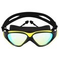 thumbnail image 1 of Swimming Goggles Swimming Goggles Men Women High Definition Waterproof Anti-Fog Flat Mirror Glasses Large Frame Lens Eyewear with Ear Plug Swim Goggles Protection, 1 of 5